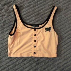 Butterfly crop top from SHEIN.